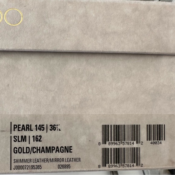 NWT Jimmy Choo ‘Viola 110’ Sandal Heels - Wedding Crystal Ostrich Feather Pearl - Picture 5 of 12